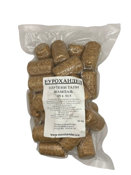 ПЛУТЕНИ ТАПИ ШАМПАЊ (30 бр)